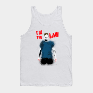 Watercolor Tank Top - I'm the law [banshee] by robozcapoz